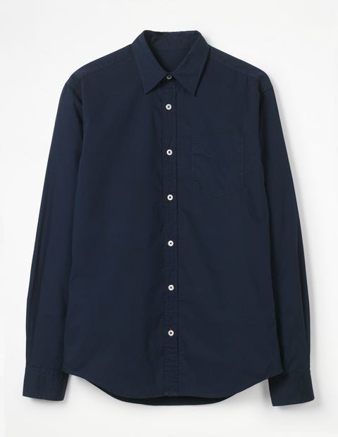 Poplin Shirt - Navy Poplin Shirt - Navy