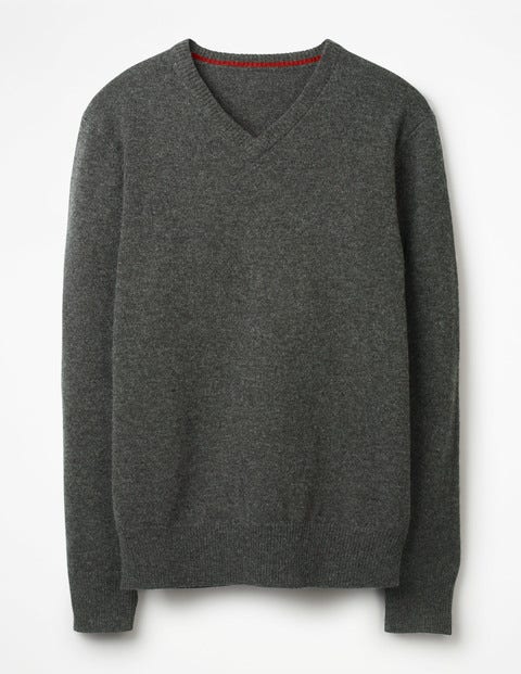 Maida Vale V-Neck - Charcoal Maida Vale V-Neck - Charcoal