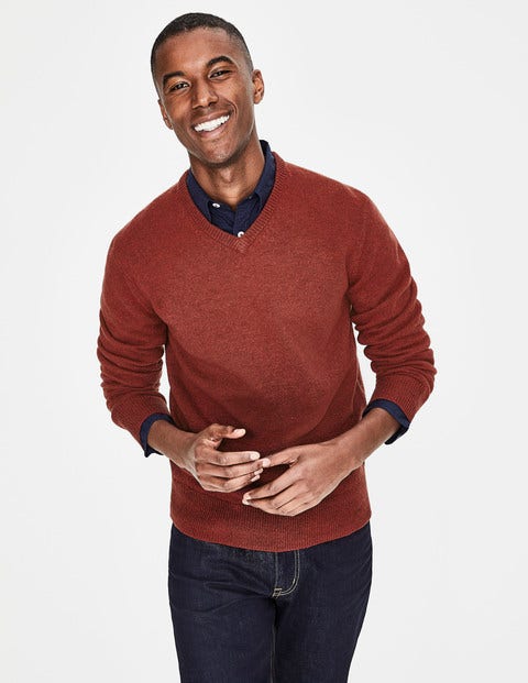Maida Vale V-Neck - Chilli Maida Vale V-Neck - Chilli