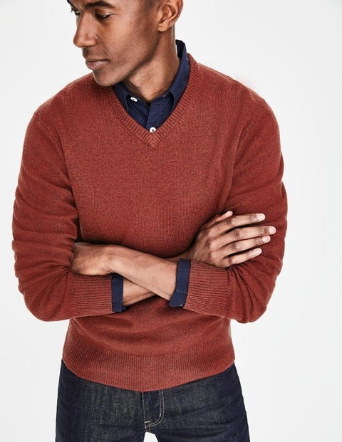 Maida Vale V-Neck - Chilli Maida Vale V-Neck - Chilli
