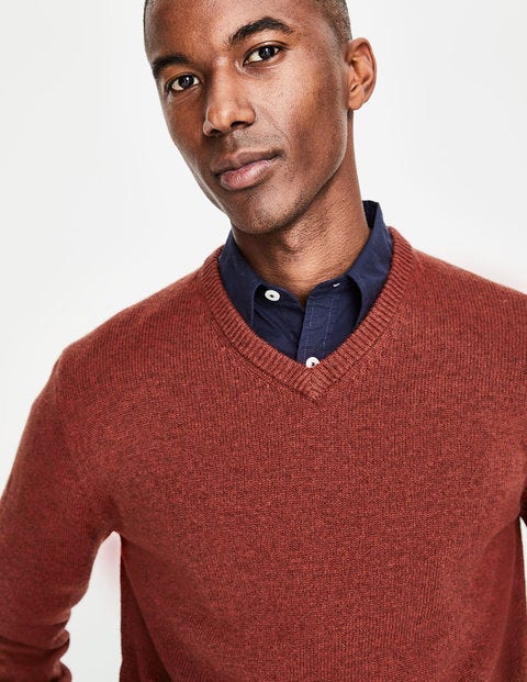 Maida Vale V-Neck - Chilli Maida Vale V-Neck - Chilli