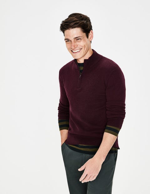 Putney Half-Zip - Deep Raisin Putney Half-Zip - Deep Raisin