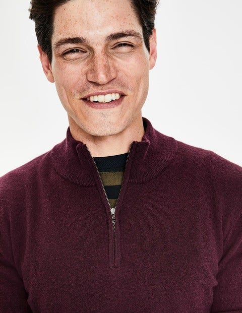 Putney Half-Zip - Deep Raisin Putney Half-Zip - Deep Raisin