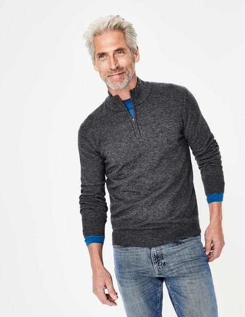 Putney Half-Zip - Charcoal Putney Half-Zip - Charcoal