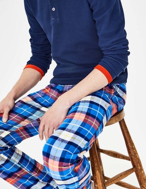 Brushed Cotton Pull-Ons - Soft Red Multi Check Brushed Cotton Pull-Ons - Soft Red Multi Check