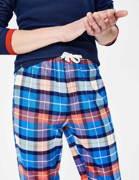 Brushed Cotton Pull-Ons - Soft Red Multi Check Brushed Cotton Pull-Ons - Soft Red Multi Check