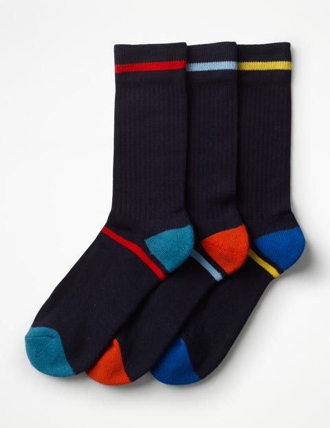 Chunky Weekend Socks - Plain Navy Pack Chunky Weekend Socks - Plain Navy Pack