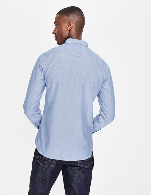 Slim Fit Oxford Shirt - Blue Slim Fit Oxford Shirt - Blue