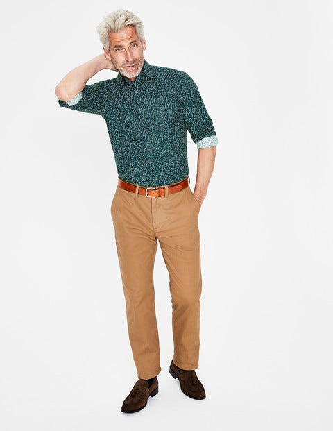 Printed Twill Shirt - Richmond Green Floral Printed Twill Shirt - Richmond Green Floral