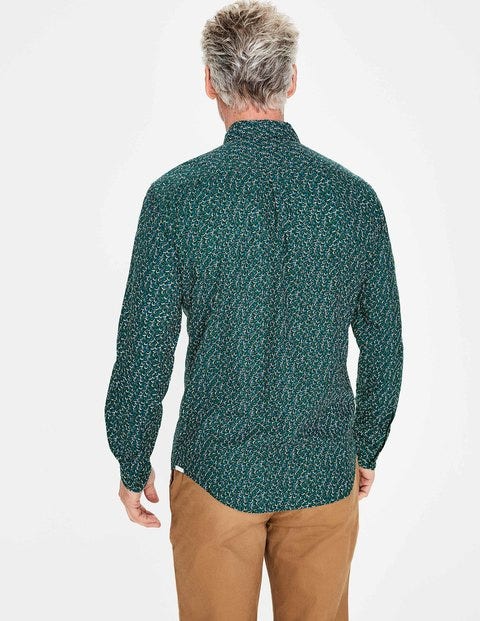 Printed Twill Shirt - Richmond Green Floral Printed Twill Shirt - Richmond Green Floral