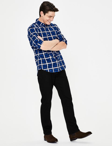Casual Twill Shirt - Blues Gingham Casual Twill Shirt - Blues Gingham
