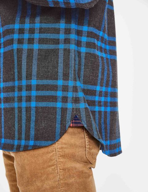 Lightweight Flannel Shirt - London Grey Marl Check Lightweight Flannel Shirt - London Grey Marl Check