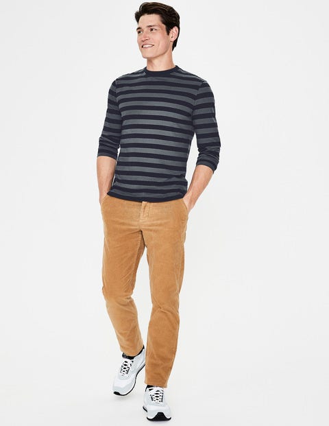 Long Sleeve Stripe T-Shirt - Navy/London Grey Stripe Long Sleeve Stripe T-Shirt - Navy/London Grey Stripe