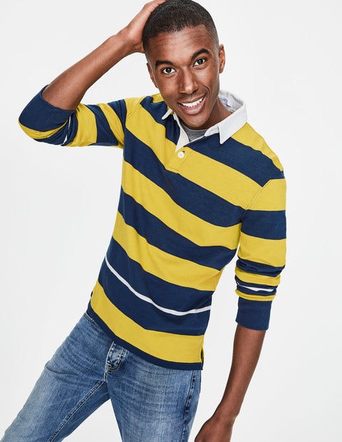 Hamersley Rugby Shirt - Honeycomb Multi Stripe Hamersley Rugby Shirt - Honeycomb Multi Stripe