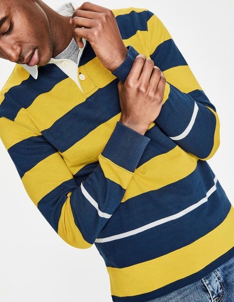 Hamersley Rugby Shirt - Honeycomb Multi Stripe Hamersley Rugby Shirt - Honeycomb Multi Stripe