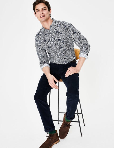 Slim Leg Cord Jeans - Neptune Navy Slim Leg Cord Jeans - Neptune Navy