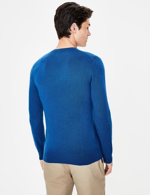 Cashmere Crew Neck - Sapphire Cashmere Crew Neck - Sapphire