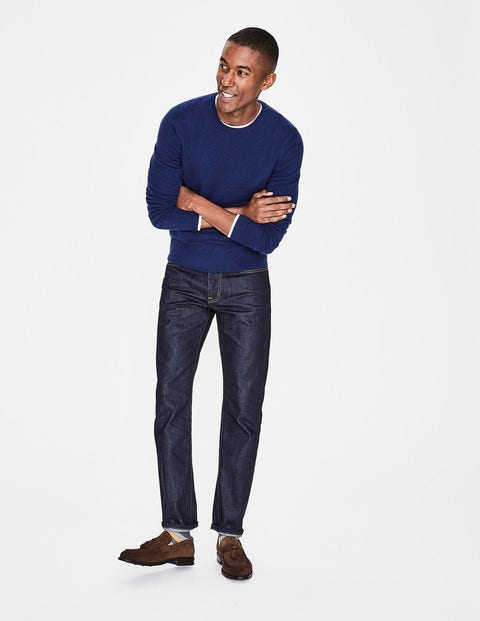 Cashmere Crew Neck - Bright Navy Cashmere Crew Neck - Bright Navy