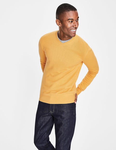 Cashmere V-Neck - Honeycomb Cashmere V-Neck - Honeycomb