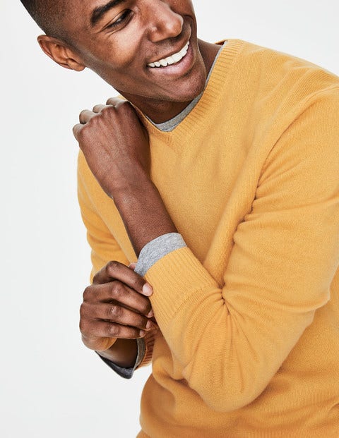 Cashmere V-Neck - Honeycomb Cashmere V-Neck - Honeycomb