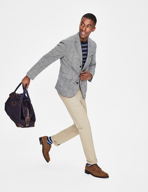 Unstructured Casual Blazer - Prince of Wales Check Unstructured Casual Blazer - Prince of Wales Check