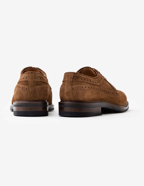 Corby Brogue - Tan Suede Corby Brogue - Tan Suede