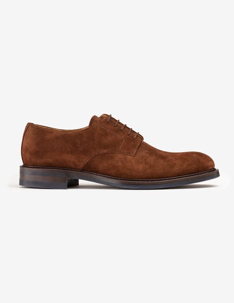 Corby Derby Shoes - Chestnut Suede Corby Derby Shoes - Chestnut Suede