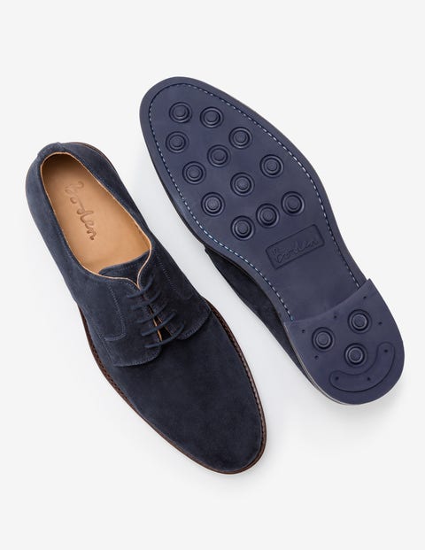 Corby Derby Shoes - Navy Suede Corby Derby Shoes - Navy Suede