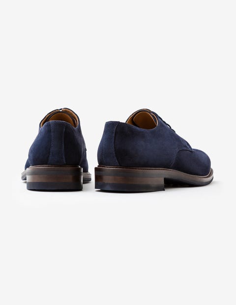 Corby Derby Shoes - Navy Suede Corby Derby Shoes - Navy Suede