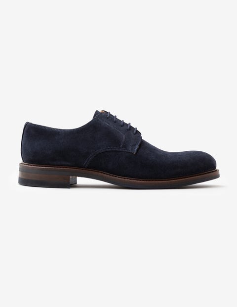 Corby Derby Shoes - Navy Suede Corby Derby Shoes - Navy Suede