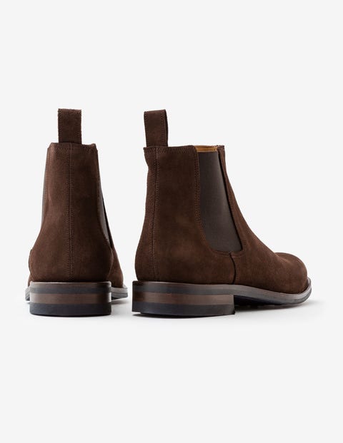 Corby Chelsea Boots - Chocolate Suede Corby Chelsea Boots - Chocolate Suede