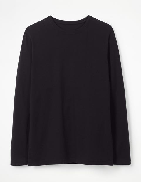 Long Sleeve Washed T-Shirt - Black Long Sleeve Washed T-Shirt - Black