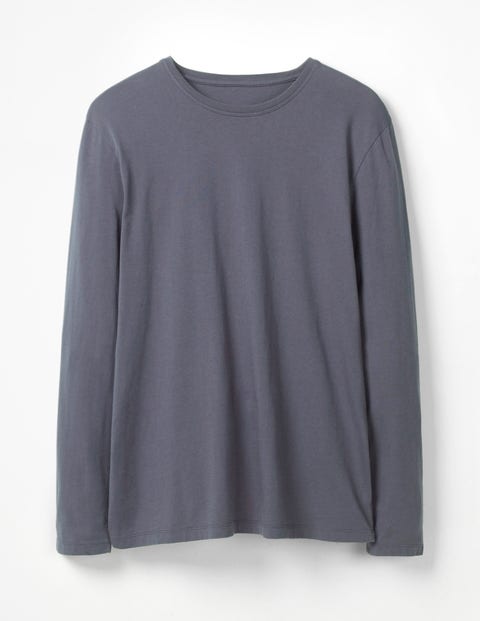 Long Sleeve Washed T-Shirt - London Grey Long Sleeve Washed T-Shirt - London Grey