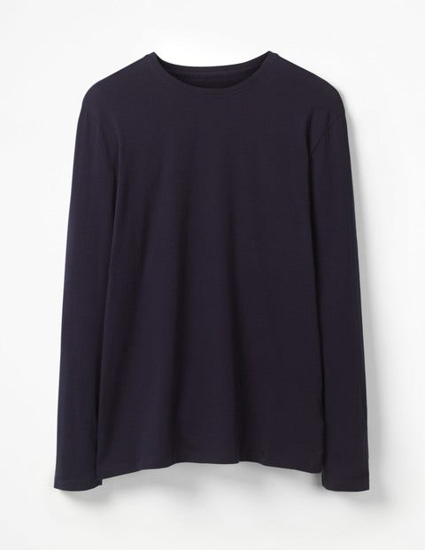 Long Sleeve Washed T-Shirt - Classic Navy Long Sleeve Washed T-Shirt - Classic Navy