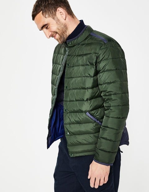 Highgate Quilted Jacket - Spruce Green Colourblock Highgate Quilted Jacket - Spruce Green Colourblock