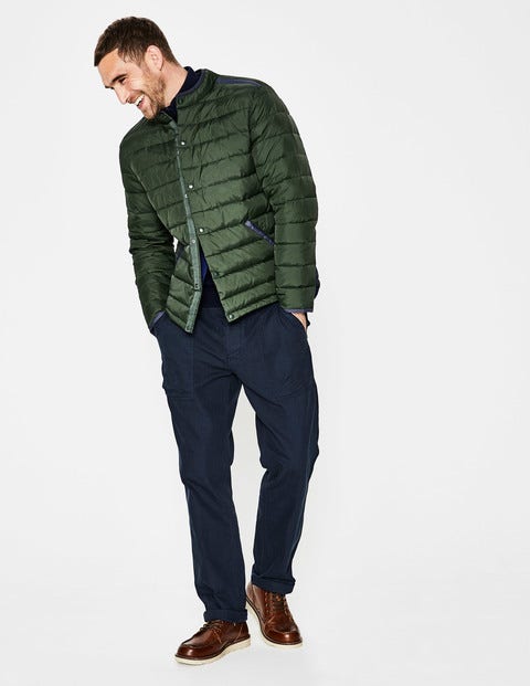 Highgate Quilted Jacket - Spruce Green Colourblock Highgate Quilted Jacket - Spruce Green Colourblock