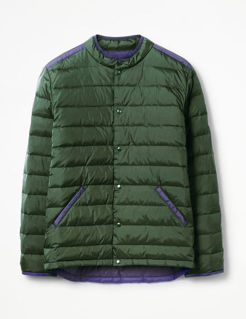 Highgate Quilted Jacket - Spruce Green Colourblock Highgate Quilted Jacket - Spruce Green Colourblock