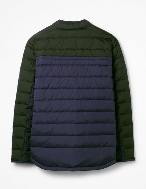 Highgate Quilted Jacket - Spruce Green Colourblock Highgate Quilted Jacket - Spruce Green Colourblock