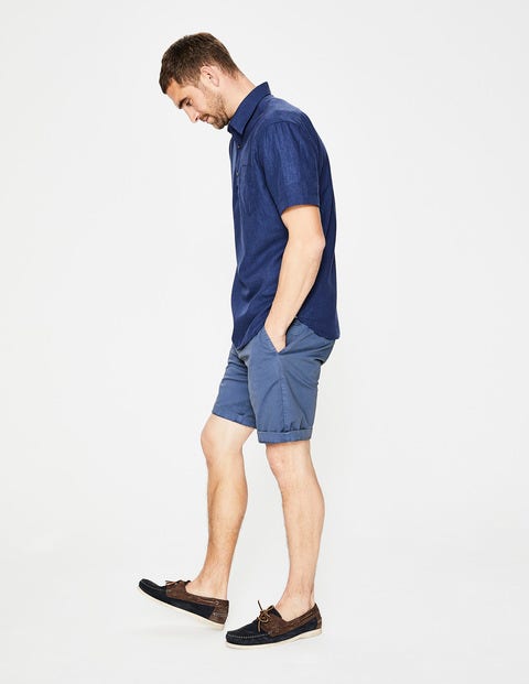 Chino Shorts - Stone Blue Chino Shorts - Stone Blue