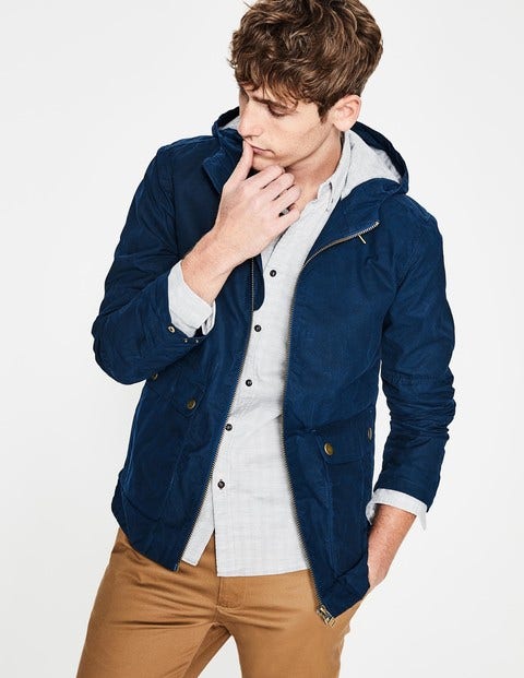 Highbury Waxed Jacket - Navy Blue Highbury Waxed Jacket - Navy Blue