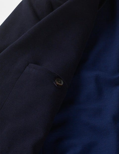 Piqué Blazer - Navy Piqué Blazer - Navy