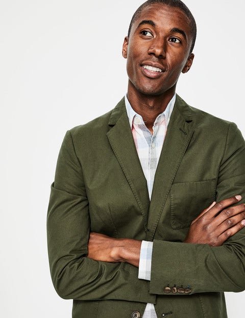Chino Blazer - Pine Green Chino Blazer - Pine Green