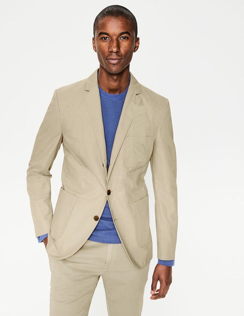 Chino Blazer - Stone Chino Blazer - Stone