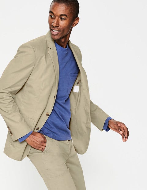 Chino Blazer - Stone Chino Blazer - Stone