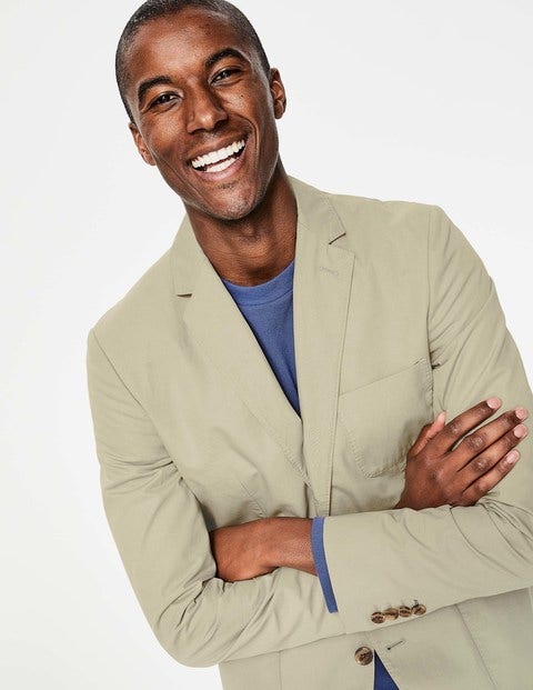 Chino Blazer - Stone Chino Blazer - Stone