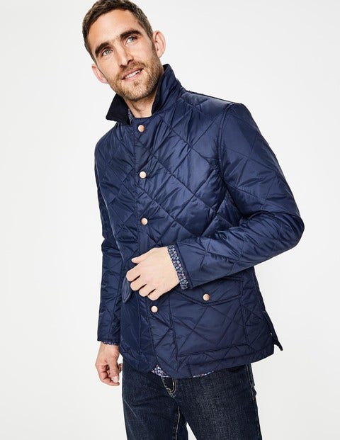 Quilted Jacket - Navy Quilted Jacket - Navy