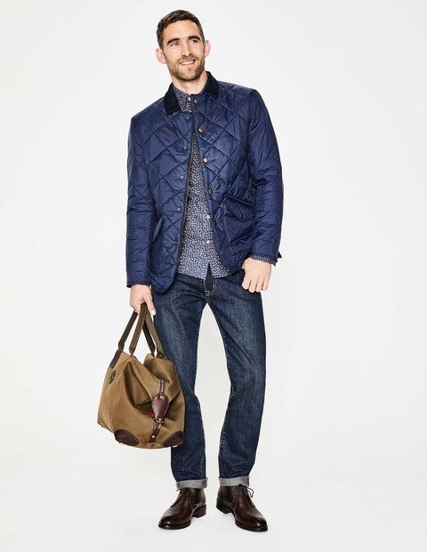 Quilted Jacket - Navy Quilted Jacket - Navy