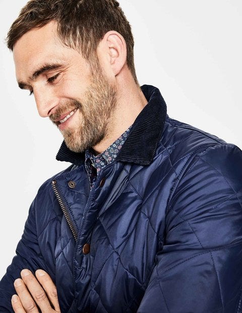 Quilted Jacket - Navy Quilted Jacket - Navy