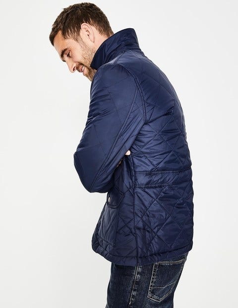 Quilted Jacket - Navy Quilted Jacket - Navy