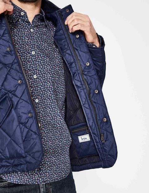 Quilted Jacket - Navy Quilted Jacket - Navy